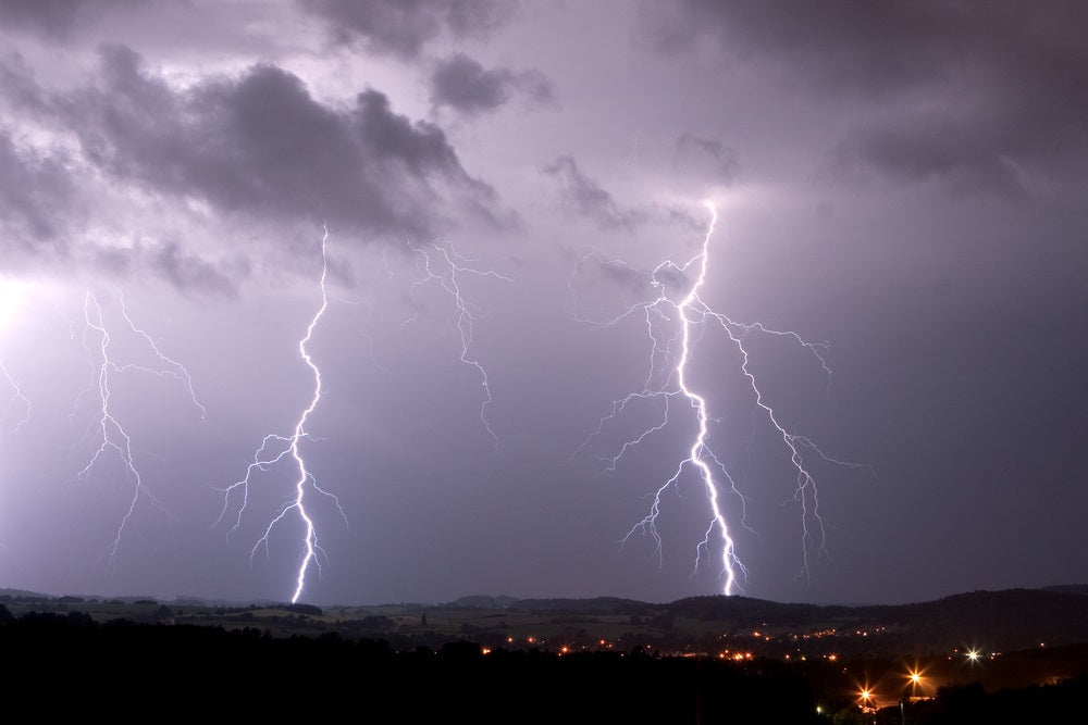 Lightning Storm Symbolizing Reoccurring Headaches