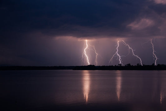 Lighting Over A Field Symbolizing Throbbing Headaches