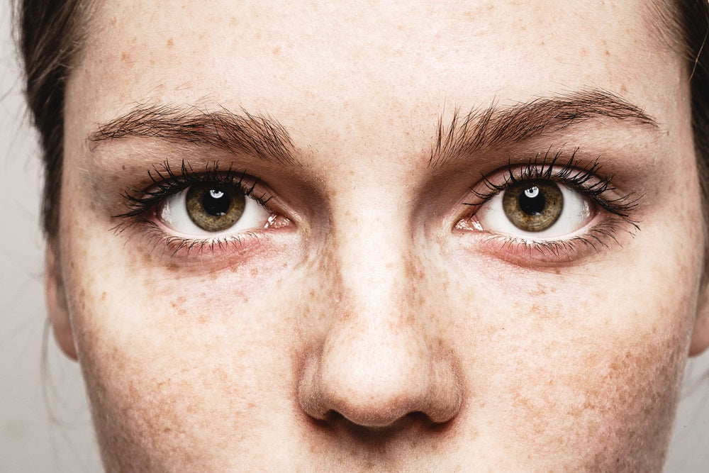 Close-Up Photograph of Green Eyes
