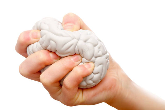 hand-squeezing brain stress relief tool